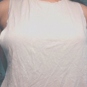 White tank top